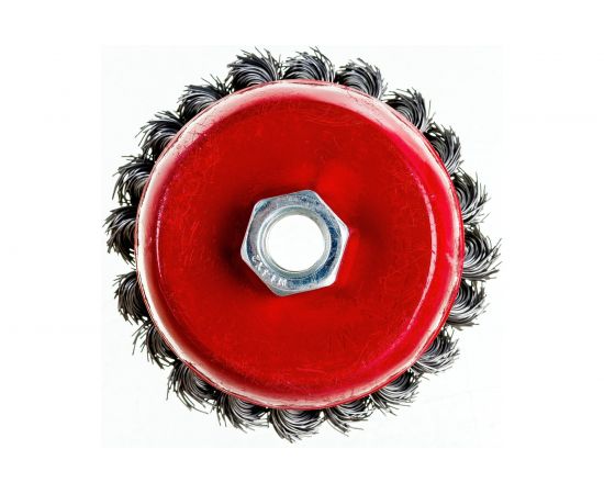 Кордщетка чашечная Профессионал для УШМ витая жесткая 100 мм 5151848 – изображение 2