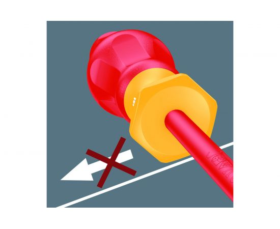 Изолированная крестовая отвертка 1162i PH 1/80 MM WERA WE-031601 – изображение 2