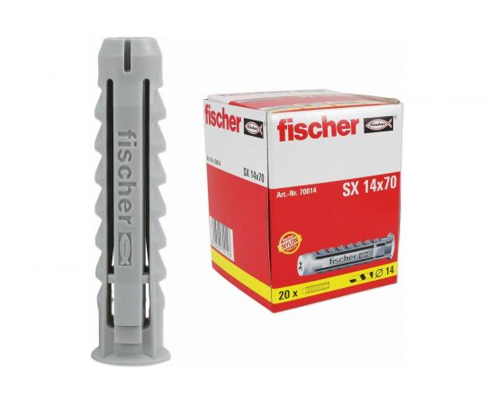Дюбель Fischer SX 14X70 20 шт 70014 – изображение 2