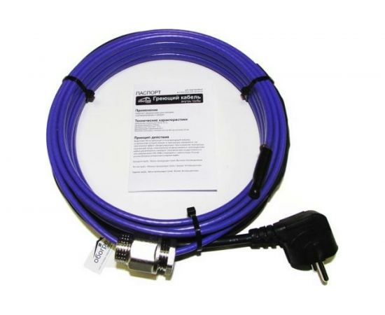 Саморегулирующийся греющий кабель в трубу Обогрев Люкс 3м. 00-00000966 – изображение 2