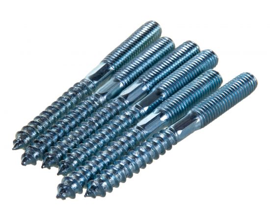 Сантехническая шпилька к хомуту ЕВРОПАРТНЕР Zn 8х80 6шт. 5 9504 1 – изображение 3