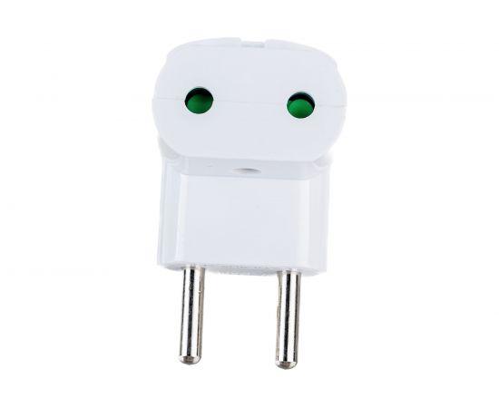 Разветвитель duwi на 3 гнезда без заземления, белый, 10A, 2200Вт, 250В 27401 8 – изображение 3