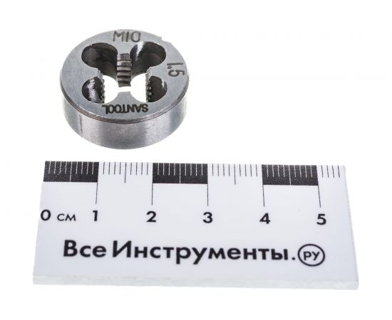 Плашка SANTOOL М10х1,5 032110-010-150 – изображение 3