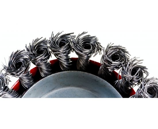 Кордщетка чашечная Профессионал для УШМ витая жесткая 100 мм 5151848 – изображение 4