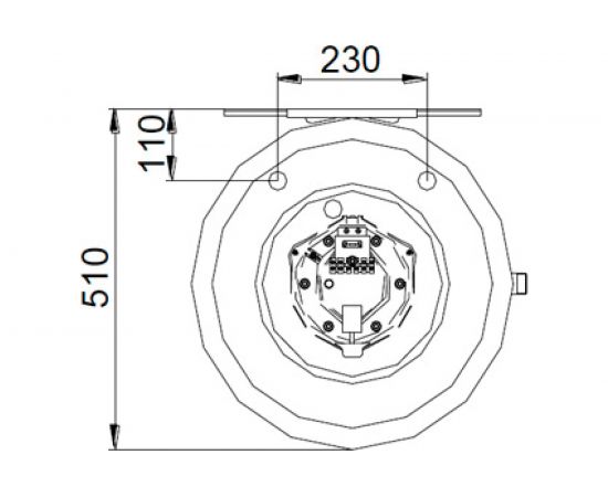 Настенный бойлер 200л, 24кВт, патрубок 1-1/2"" под ТЭН HAJDU AQINDFC200 – изображение 4