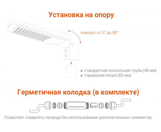 Уличный светодиодный светильник Wolta STL-40W03 – изображение 4
