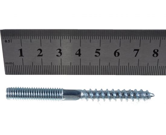 Сантехническая шпилька к хомуту ЕВРОПАРТНЕР Zn 8х80 6шт. 5 9504 1 – изображение 5