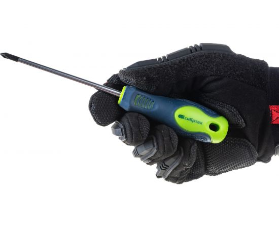 Отвертка, PH1 х 100 мм, CrV, 2-х компонентная рукоятка СИБРТЕХ 11841 – изображение 6