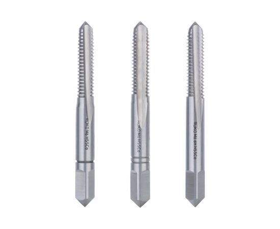 Набор метчиков Ruko из 3-х шт. М 6 Шаг 1.0 мм HSSE-Co5 230060E 