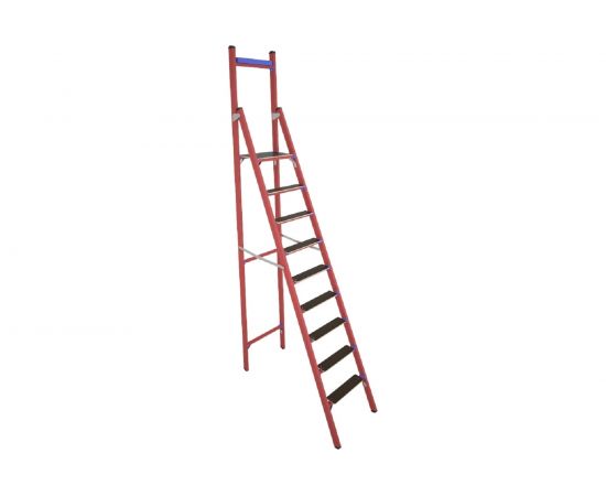 Диэлектрическая стеклопластиковая стремянка с вертикальной опорой Антиток СВД-2.3 Т 413753 