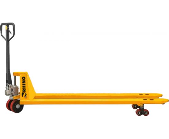 Гидравлическая тележка с длинными вилами Rhino SD1825L 