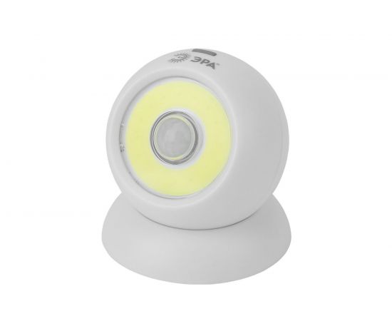 Фонарь-пушлайт ЭРА SB-802 Сфера-2 5Вт, COB, 3xAAA, датчик движения, магнит, блистер Б0036608 