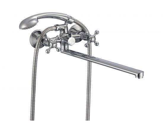 Смеситель для ванны Milardo Duplex с длинным изливом DUPSBL2M10 