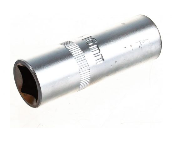 Головка торцевая 6PT, свечная, 16 мм, 1/2, L-65 мм АвтоDело 39271 13066 – изображение 2