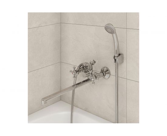 Смеситель для ванны Milardo Duplex с длинным изливом DUPSBL2M10 – изображение 2