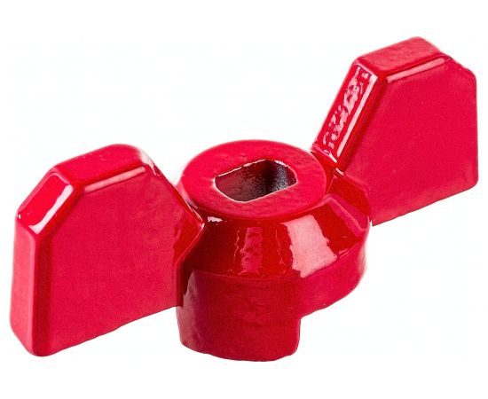 Рукоятка для шарового крана PROFACTOR бабочка, красный/синий 1 дюйм PF FBV 2525WH – изображение 2