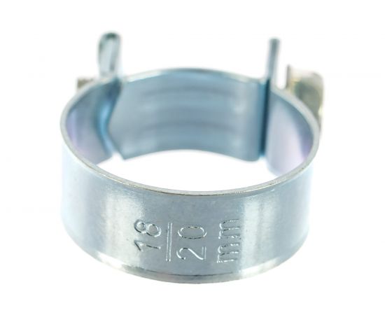 Металлические хомуты СИБРТЕХ, MINI 18-20мм, ширина 9мм, винтовой, W1, 2шт 47507 – изображение 2