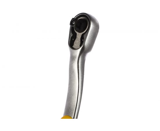 Изогнутая трещотка для торцовых головок 1/4, Сr-V, 72 зубца Kraftool PRO 27795-1/4_z02 – изображение 2