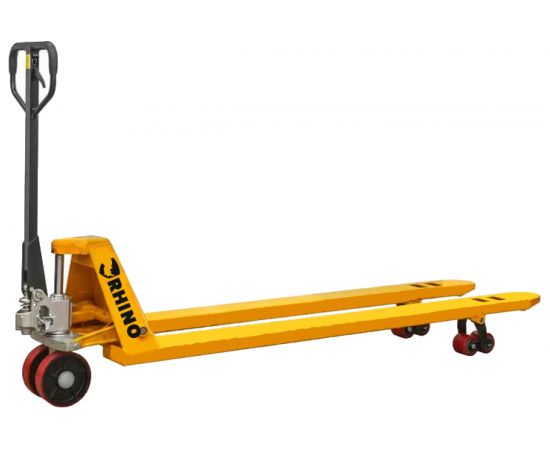 Гидравлическая тележка с длинными вилами Rhino SD1825L – изображение 2