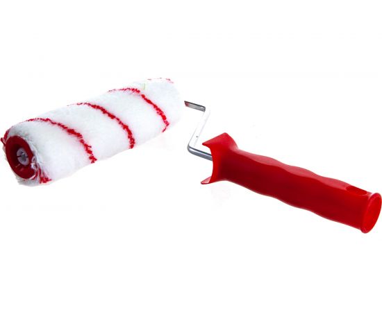 Валик, пластмассовая ручка, 180мм, ворс 9мм, D 40мм, полиамид, Россия MATRIX Нейлон Стандарт 80884 – изображение 2