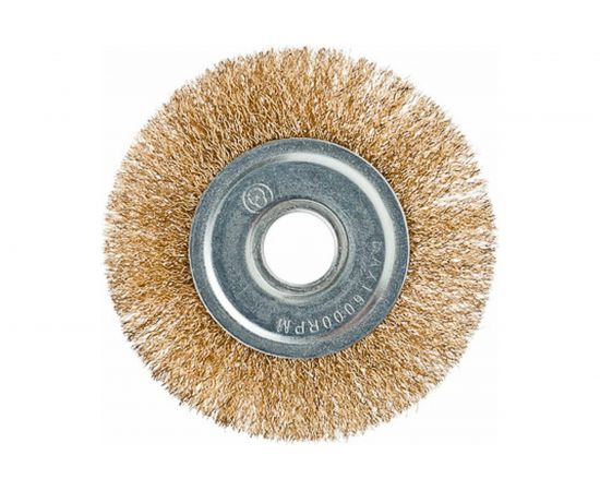 Щетка металлическая плоская (125х22 мм) для УШМ ЕРМАК 656-055 – изображение 2
