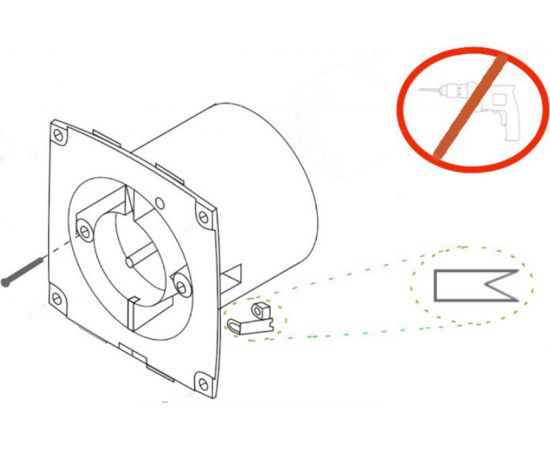 Вентилятор MTG A120XS-T таймер + клапан 29508 – изображение 2