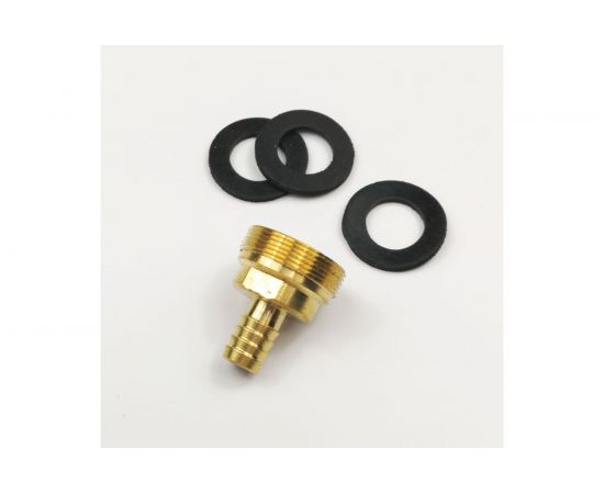 Переходник для смесителя Профитт М24 НР - М22 ВР под шланг 8 мм 2220191 – изображение 2