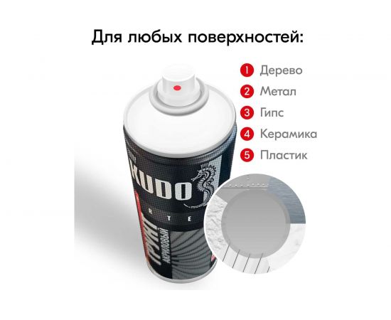 Универсальный акриловый грунт KUDO серый 11601733 – изображение 3
