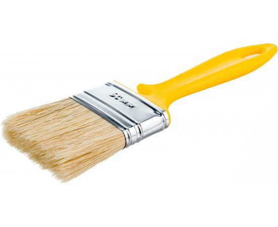 Набор кистей для работ с эмалями Акор натуральная щетина, 25х10, 35х10, 50х12мм КЭ 3 шт – изображение 3