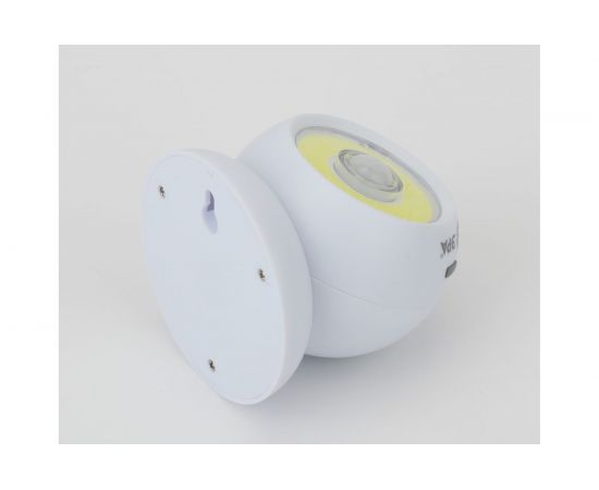 Фонарь-пушлайт ЭРА SB-802 Сфера-2 5Вт, COB, 3xAAA, датчик движения, магнит, блистер Б0036608 – изображение 3