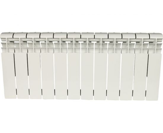 Алюминиевый радиатор ROMMER Profi 350 AL350-80-80-080 12 секций RAL9016 86624 – изображение 3