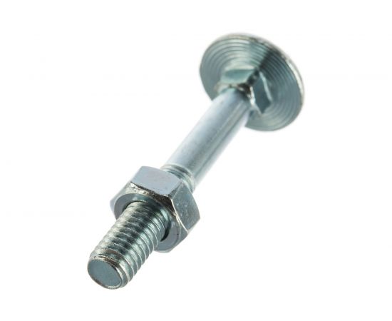 Мебельный болт Tech-Krep DIN603 оцинк. М6х40 с гайкой 8 шт 108762 – изображение 3