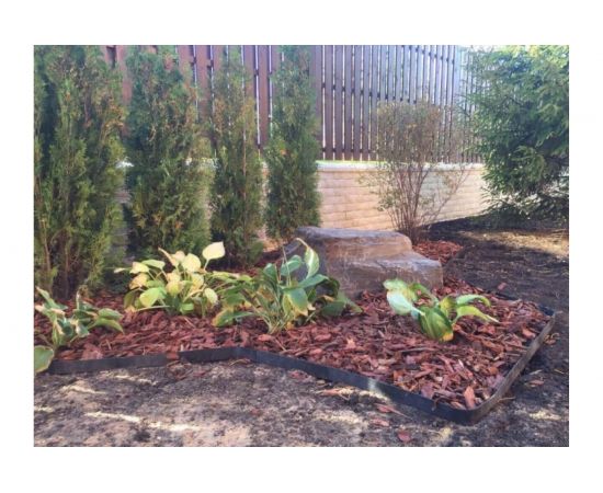 Пластиковый бордюр Gidrolica 3000х85х40х50 мм, черный L3000 7312 – изображение 3