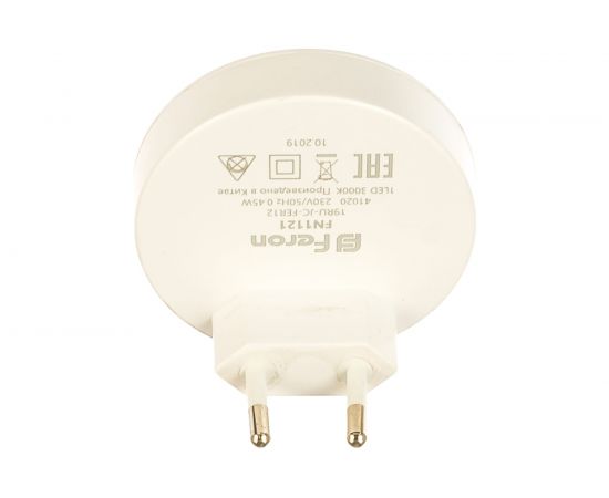 Светильник-ночник FERON 0,45W 230V круг, белый FN1121 41020 – изображение 3