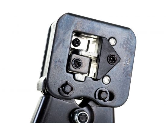 Обжимной инструмент для коннекторов LANMASTER EZ, 4P, 6P, 8P, с храповым механизмом, LAN-CRI-468R/EZ – изображение 4