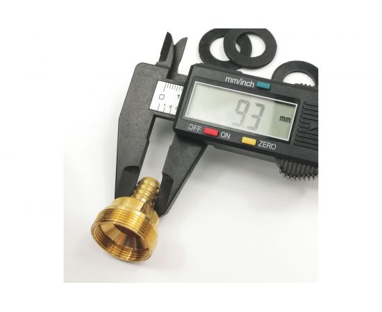 Переходник для смесителя Профитт М24 НР - М22 ВР под шланг 8 мм 2220191 – изображение 4