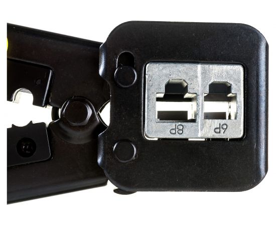 Обжимной инструмент для коннекторов LANMASTER EZ, 4P, 6P, 8P, с храповым механизмом, LAN-CRI-468R/EZ – изображение 5