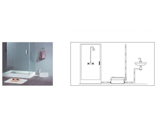 Насос-измельчитель для душа JEMIX STP-250 250 Вт, 80 л/мин 87611 – изображение 5