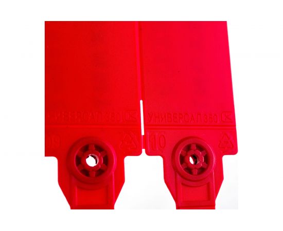 Номерная пломба для опечатывания REXANT пластиковая 320 мм красная 50 шт 07-6131 – изображение 5