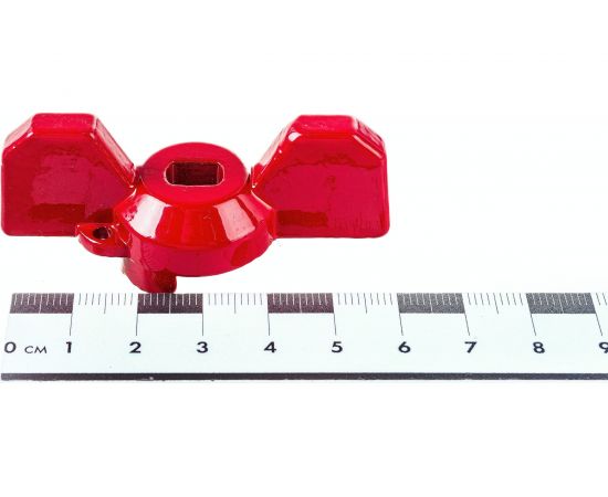 Рукоятка для шарового крана PROFACTOR бабочка, красный/синий 1 дюйм PF FBV 2525WH – изображение 5