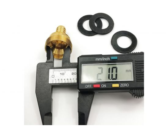 Переходник для смесителя Профитт М24 НР - М22 ВР под шланг 8 мм 2220191 – изображение 6