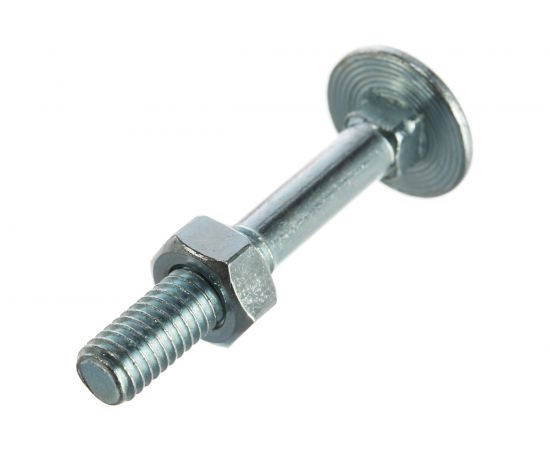 Мебельный болт Tech-Krep DIN603 оцинк. М6х40 с гайкой 8 шт 108762 – изображение 6