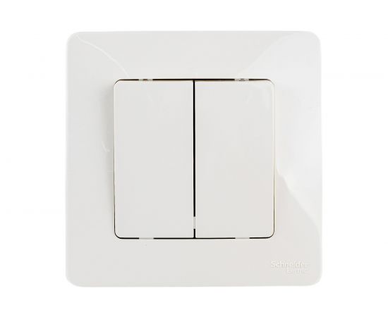 2-клавишный выключатель Schneider Electric скрытой проводки Blanca 10А IP20 5 250В бежевый BLNVS010507 