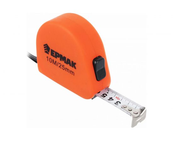 Рулетка ЕРМАК софт-тач 10мх25мм 658-072 