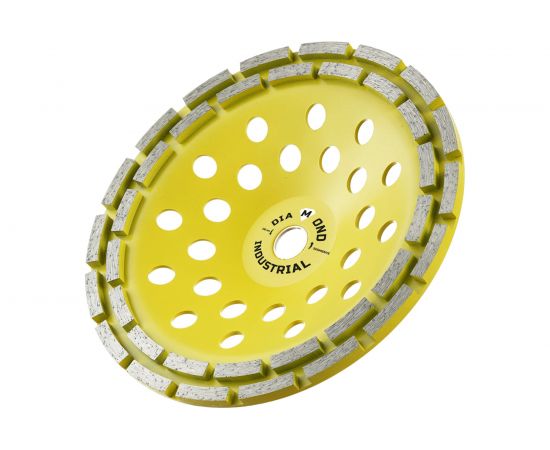 Чашка алмазная сегментная двухрядная по бетону 230 мм Diamond Industrial DIDCH230S 