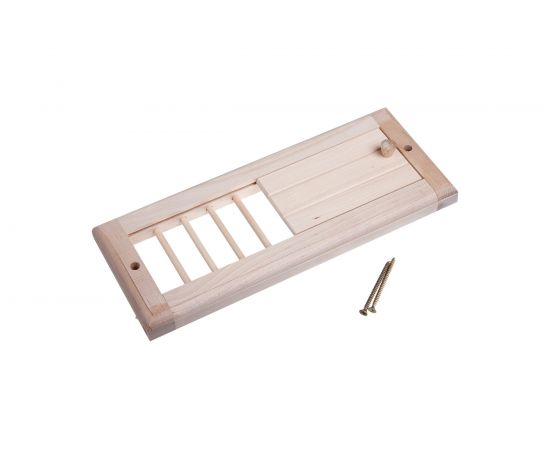 Вентиляционная решетка с задвижкой Банные штучки 31.5х16.5см 32141 