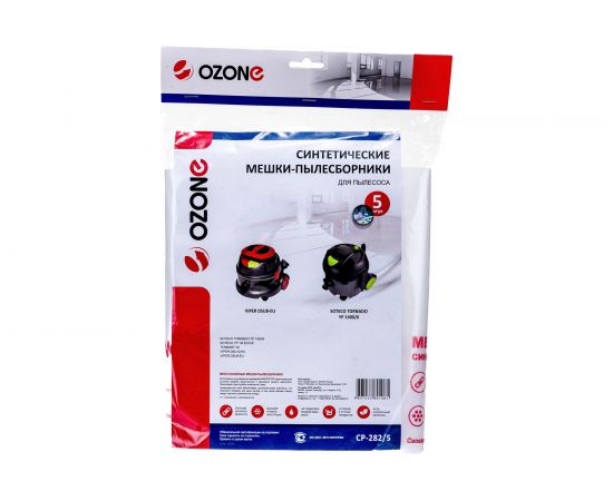 Мешки для пылесоса IPC SOTECO TORNADO YP1400/6 (5 шт.) OZONE CP-282/5 