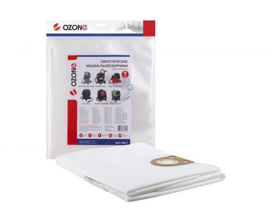 Мешок-пылесборник turbo синтетический 7 шт. (до 36 л) OZONE MXT-308/7 