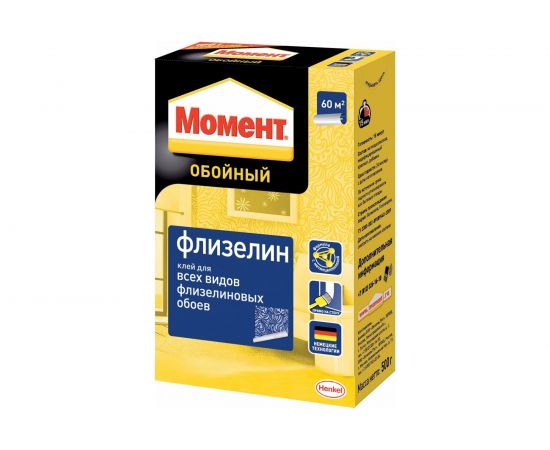 Обойный клей Момент Флизелин 500 гр Б0022987 