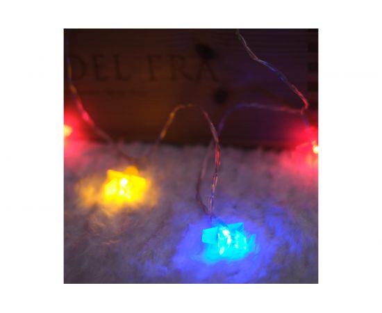 Светодиодная гирлянда NEON-NIGHT Звездочки 1.5м, 10LED, цвет свечения мультиколор 2хАА 303-090 – изображение 13